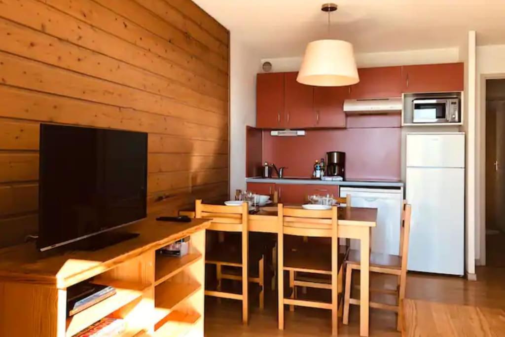 Charmant T3 Avec Vue Montagne Et Parking Privatif Font-Romeu-Odeillo-Via Exterior foto